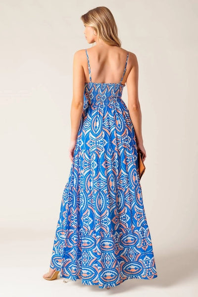 Blue Hawaii Maxi Dress