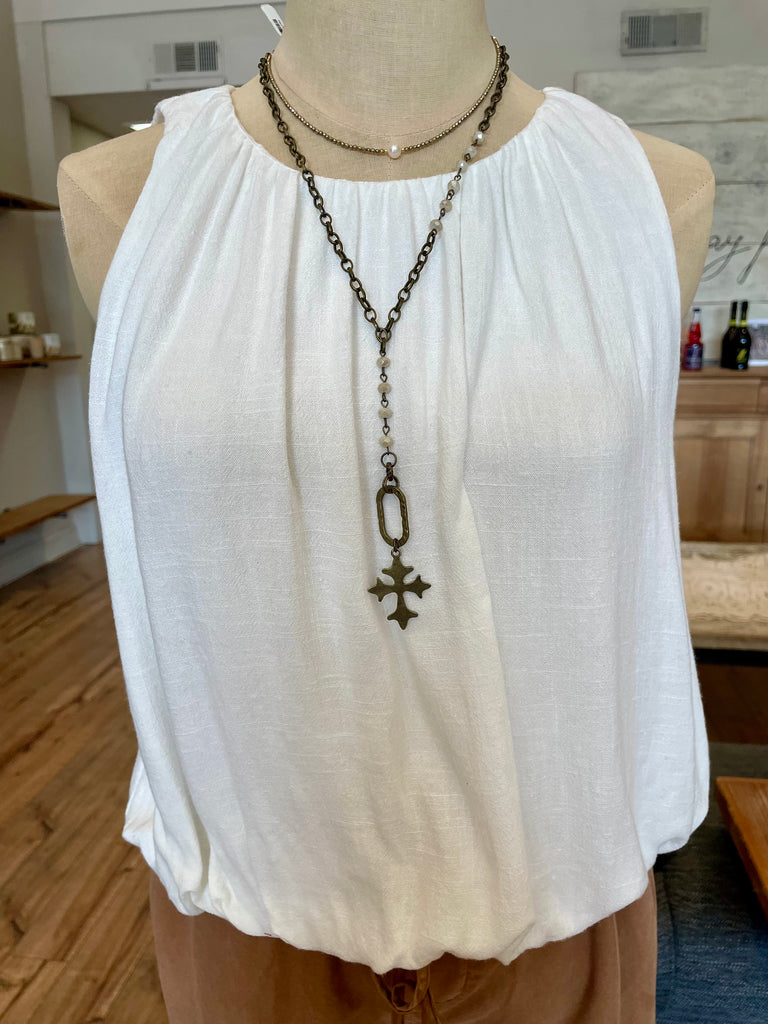 White Bubble Top