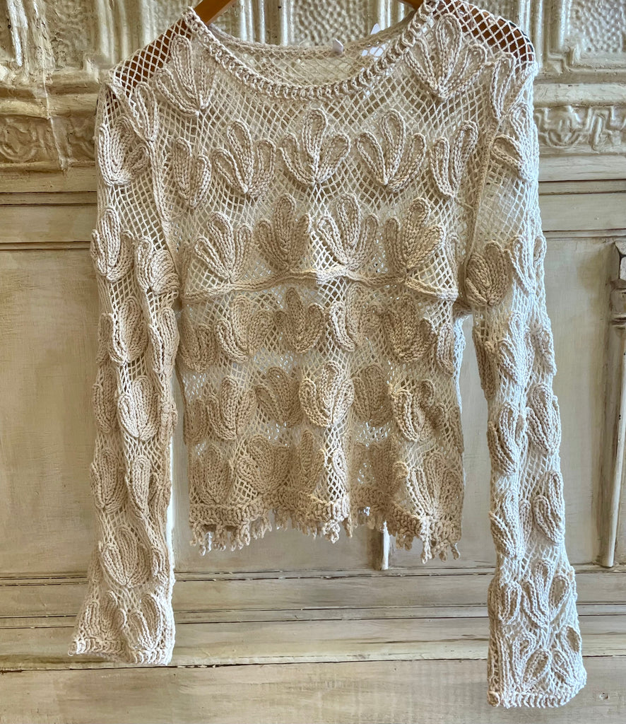 Cotton Crochet- Long Sleeve