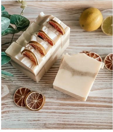 Homemade Soap "Bergamont + Lime"