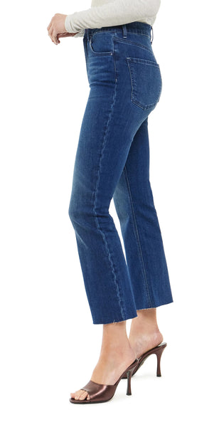 Articles of Society Linden Cropped Jeans in Blue Note