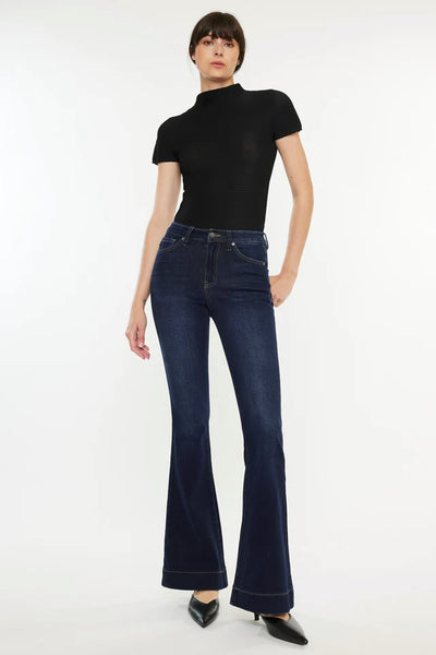 KanCan Roxanne High Rise Flare Jean