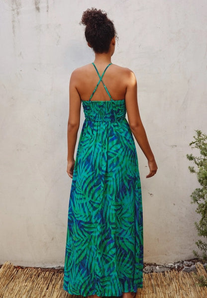 Island Palm Maxi Dress