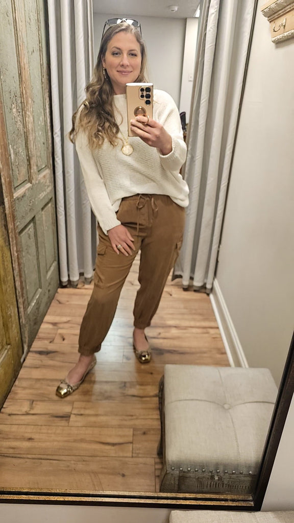 Tencel Jogger- Caramel