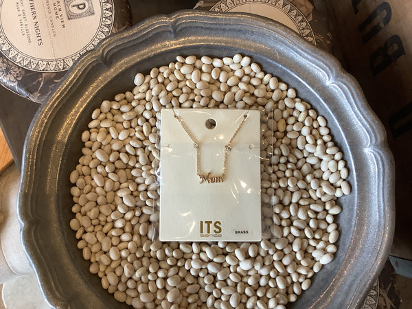 Ne82895-001 Gold "Mom" Necklace
