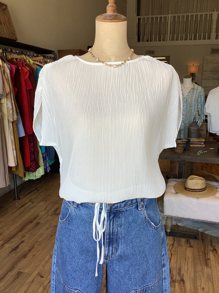 White Tie Top