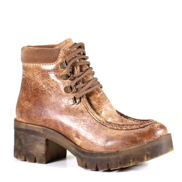 Diba True Prom Queen Boot in Tan Vintage Leather