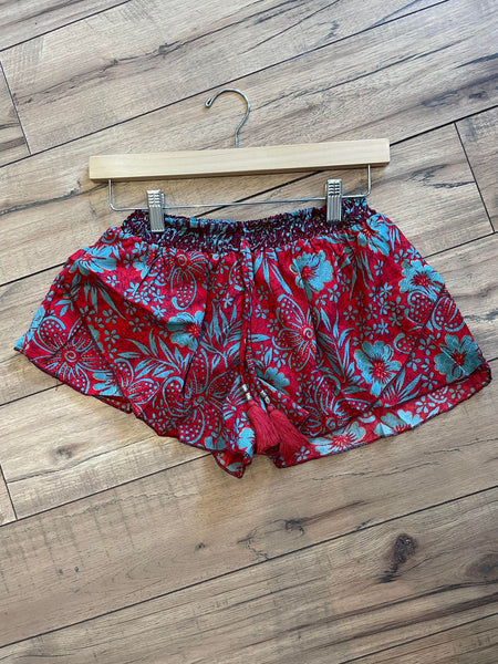 Red Hawaiian Shorts