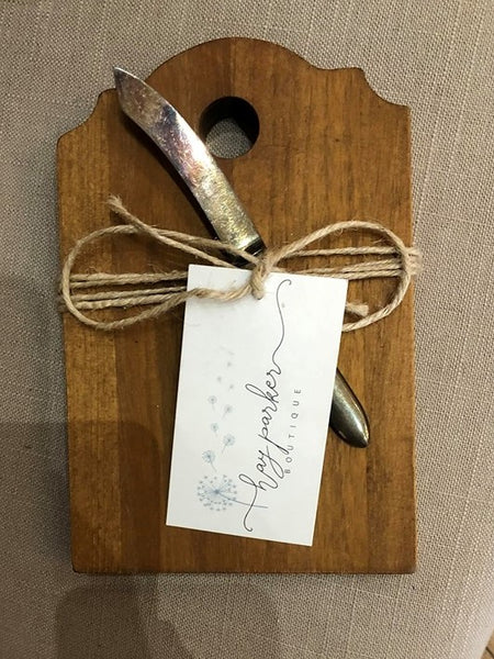Mini Cheese Board with Vintage Knife