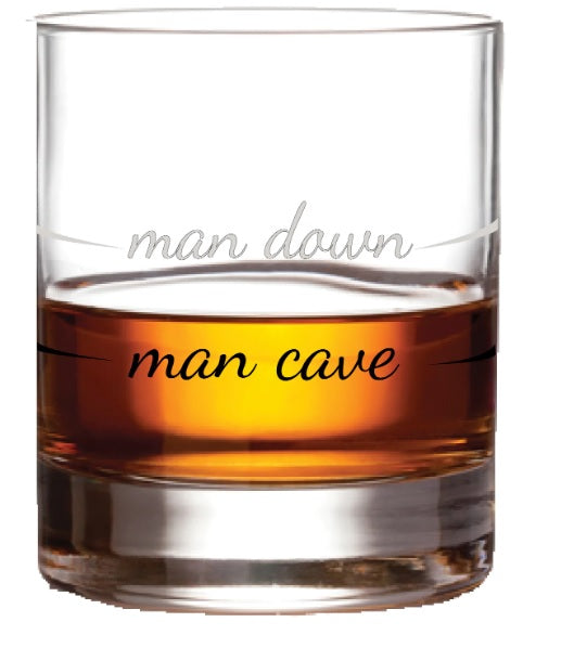 On the Rocks- "Man Cave" Tumbler